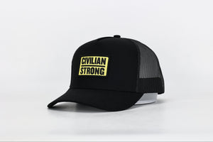 CIVILIAN STRONG TRUCKER HAT: Built for Adventure