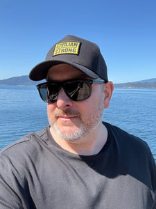 CIVILIAN STRONG TRUCKER HAT: Built for Adventure