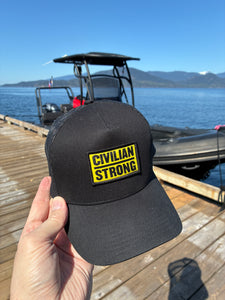 CIVILIAN STRONG TRUCKER HAT: Built for Adventure